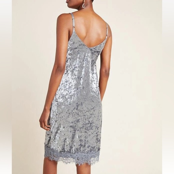 NWT Porridge x Anthropologie Tessie Grey
Velvet Lace Sequins Slip Dress S Party - Picture 16 of 16